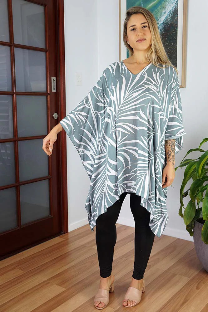 MAYA Short kaftan/ Tunic Tops | OSFA Top for Women