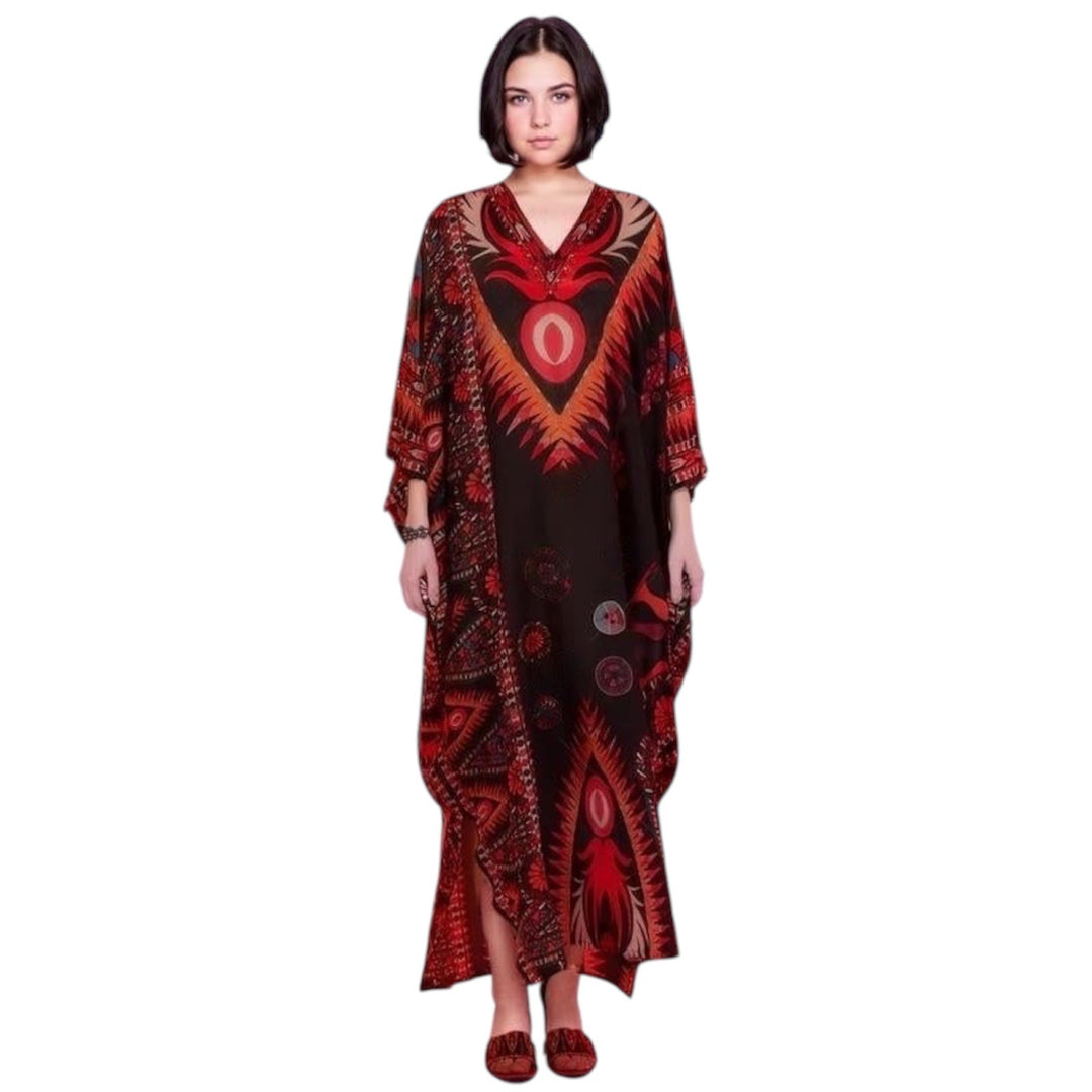Maya Black Indana Kaftan Sizes Available AU 12-32