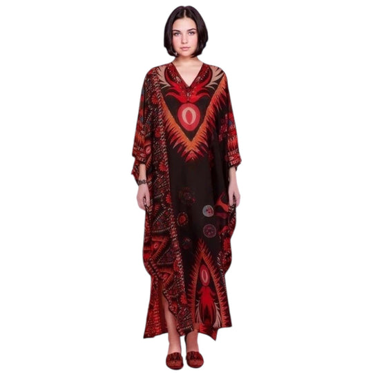 Maya Black Indana Kaftan Sizes Available AU 12-32