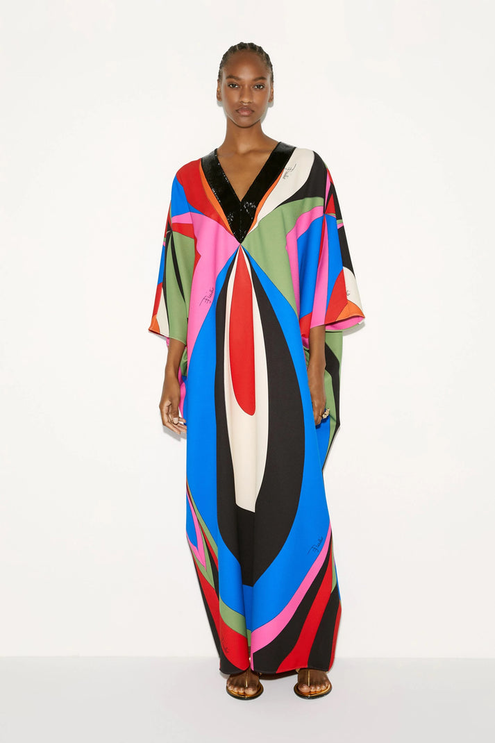 Colour Geo Oversized Maya Kaftan OSFA 14-24