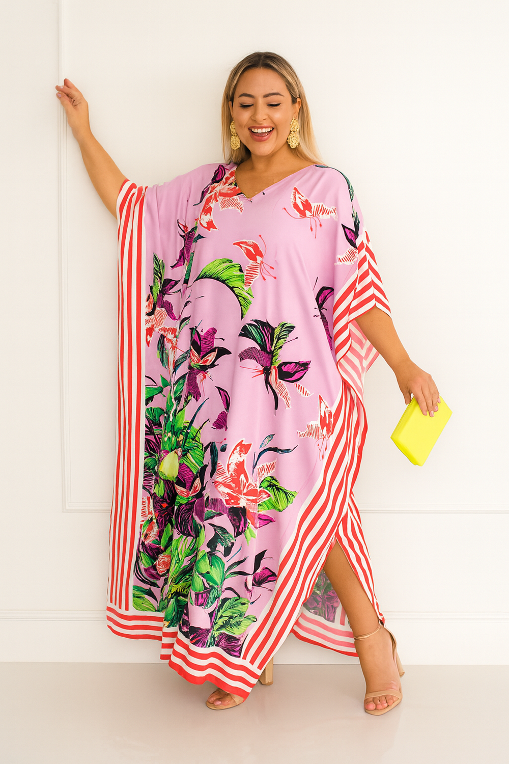 Maya Bohemian Tropical kaftan dress - Sizes Available AU 14-30
