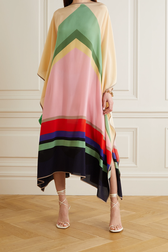 Colour Prism- Lillie MIDI Kaftan Dress