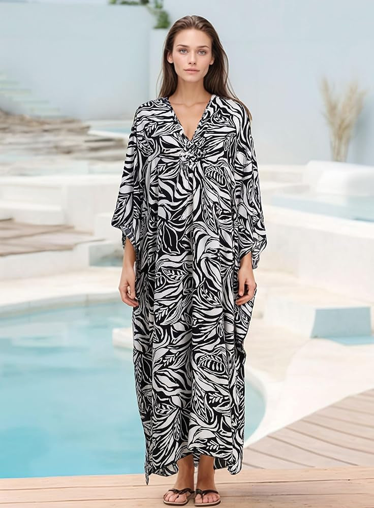 Maya Tropical Loose, Casual Kaftan -  AU 8-20