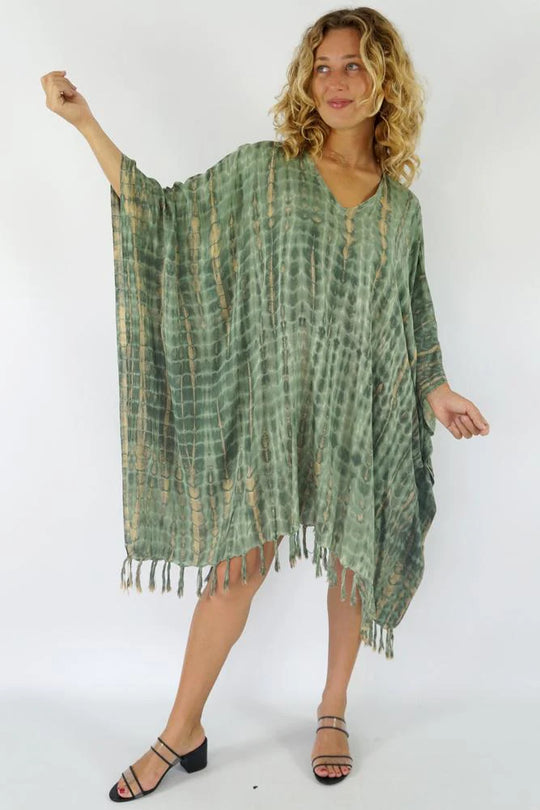 Maya Top Tunic Cover up Kaftan O/S 14-26-More styles available