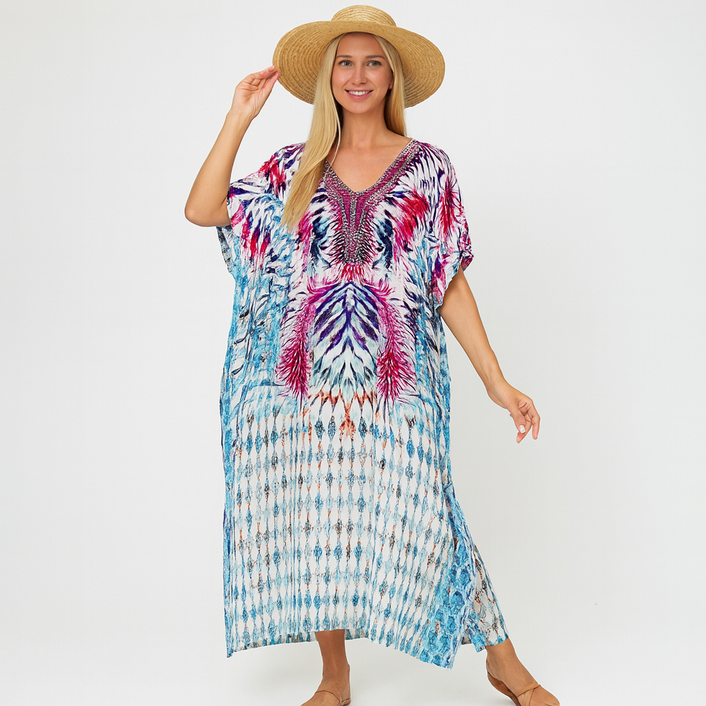 Maya Tropical Resort Long  Kaftan
