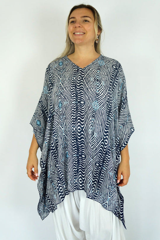Maya Rayon Tunic Top Short -O/S 12-26-More Styles Available