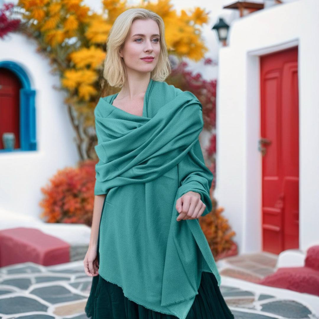 Julian 100% Ultra fine Pashmina cashmere Maya oversized scarf/ wrap/ shawl-More colours available