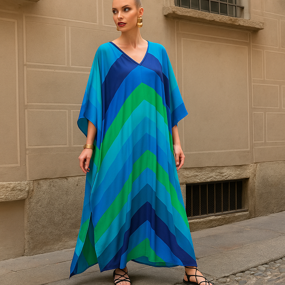 Maya Glore Bohemian Cotton Rayon kaftan - Sizes Available AU 14-30