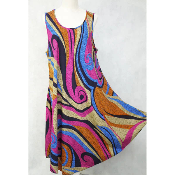 Kyra 100% Cotton Sleeveless Dress