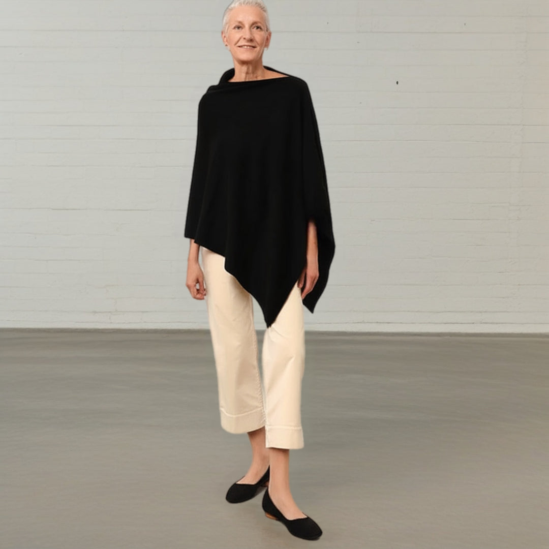 RITZY Wool Blend Poncho-More Colours Available
