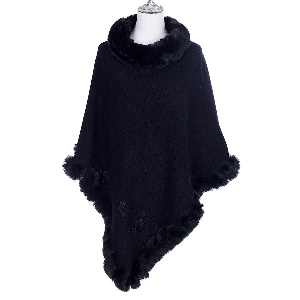 RITZY Classic luxurious poncho