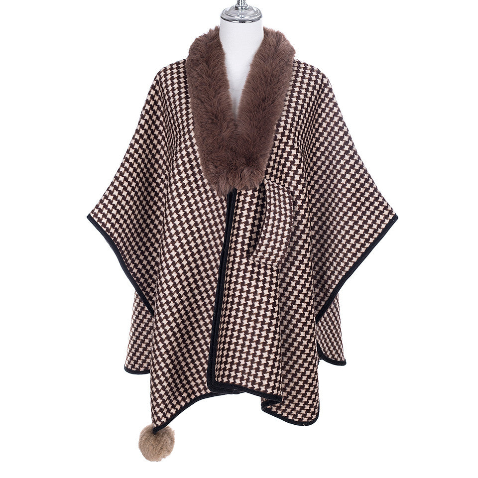 Diea Front Closure Wrap Cape Poncho