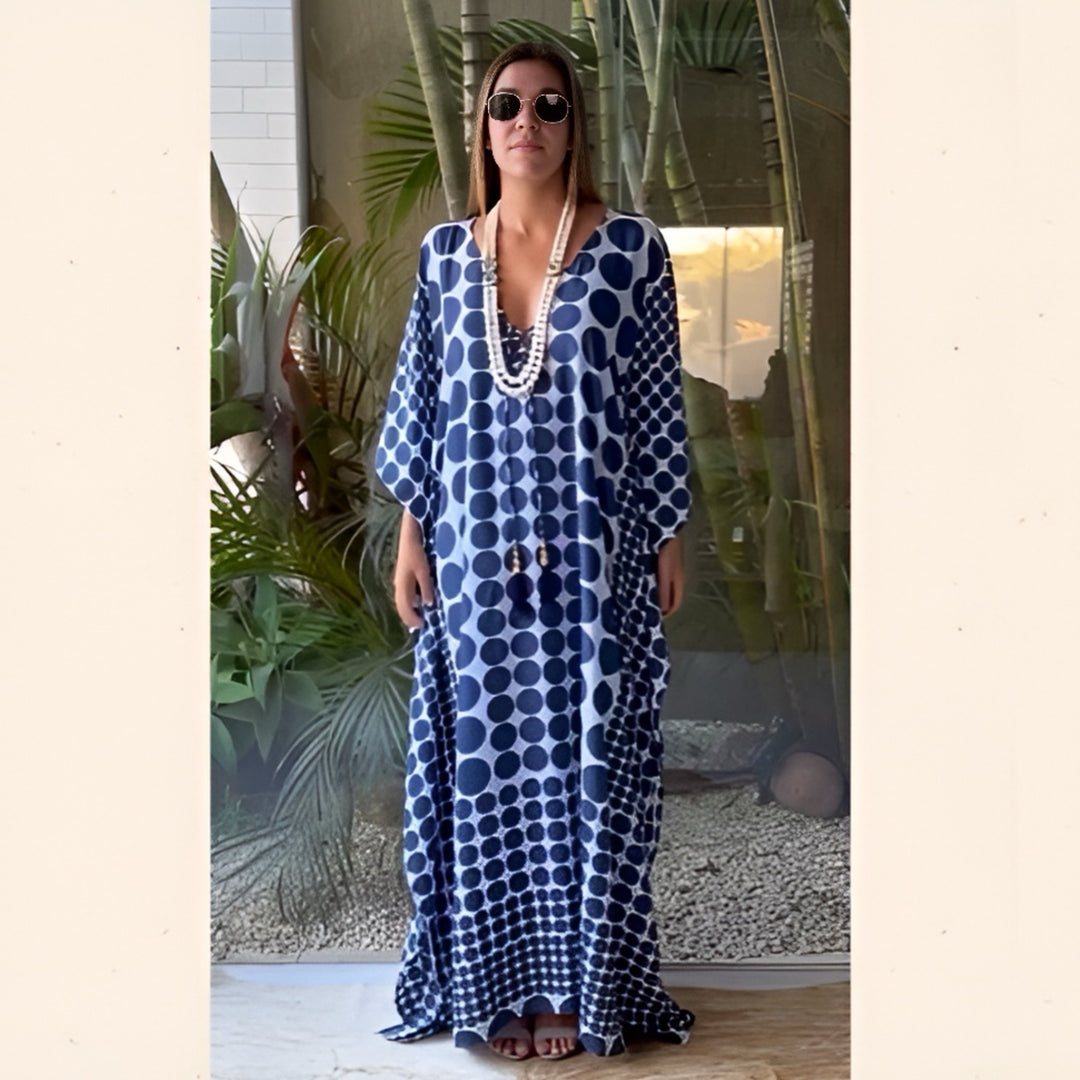 Coco Bella Mirage Blue kaftan 12-20