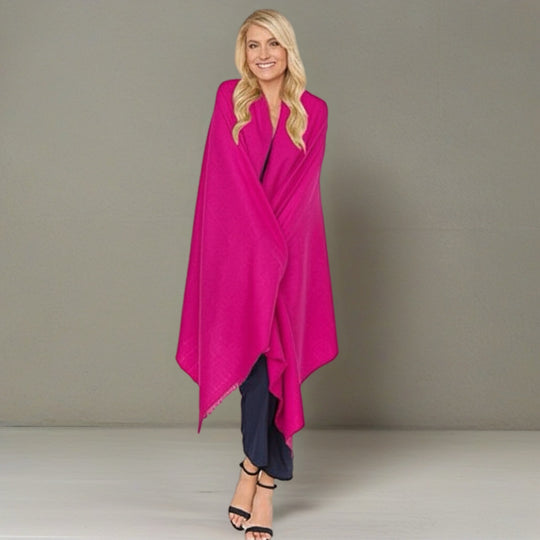 Imperial Julian handwoven pure Cashmere Travel Wrap-More Colours Available