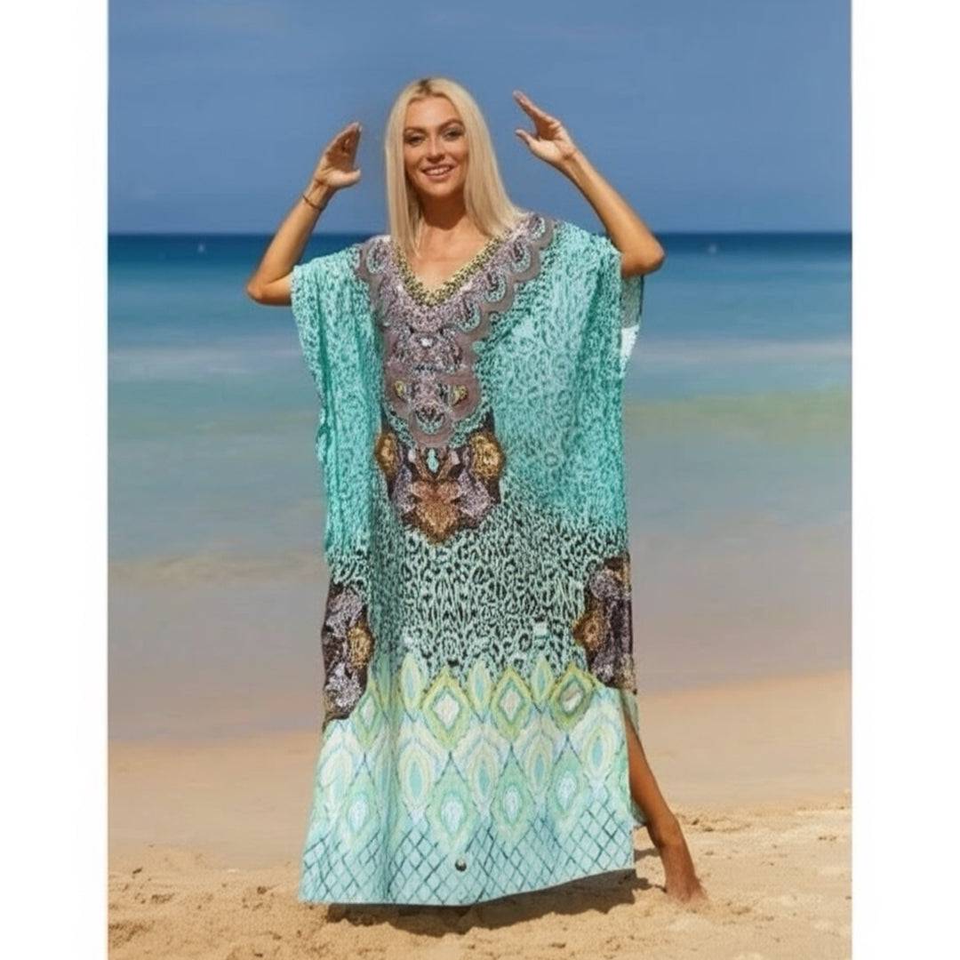 Maya Tropical Cool Breezy Kaftan -  AU 8-22