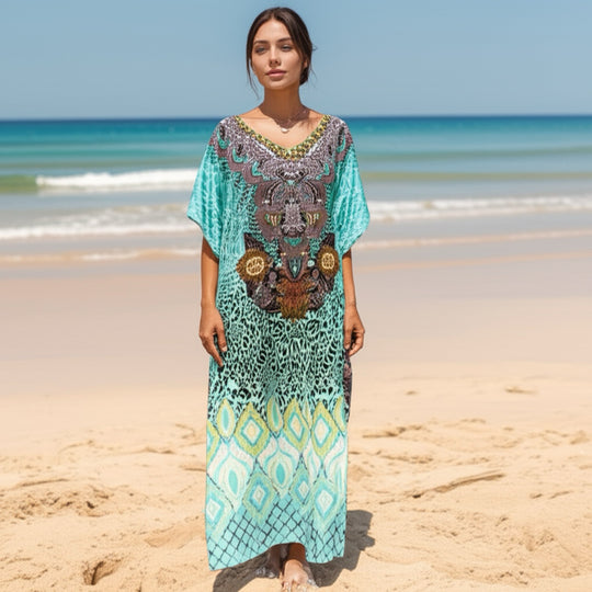 Maya Tropical Cool Breezy Kaftan -  AU 8-22