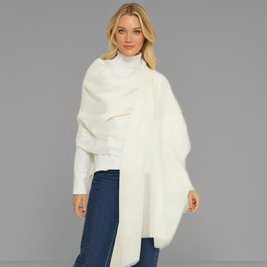 Julian 100% Ultra fine Pashmina cashmere Maya oversized scarf/ wrap/ shawl-More colours available
