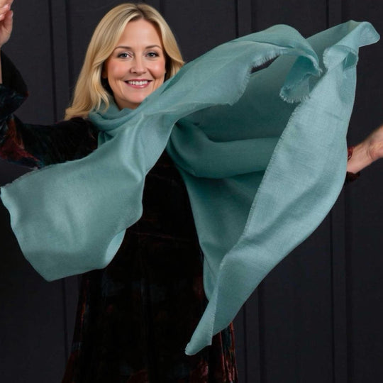 Julian 100% Ultra fine Pashmina cashmere Maya oversized scarf/ wrap/ shawl-More colours available