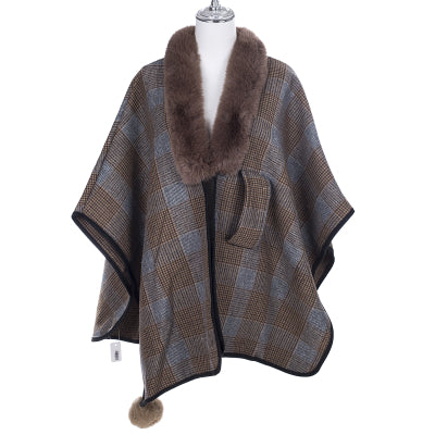 Diea Front Closure Wrap Cape Poncho