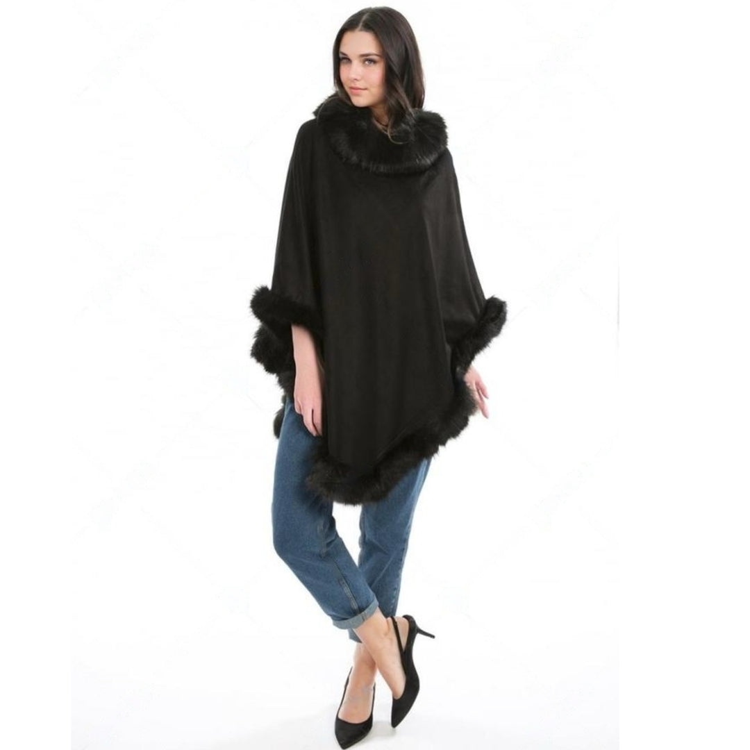 RITZY Classic luxurious poncho