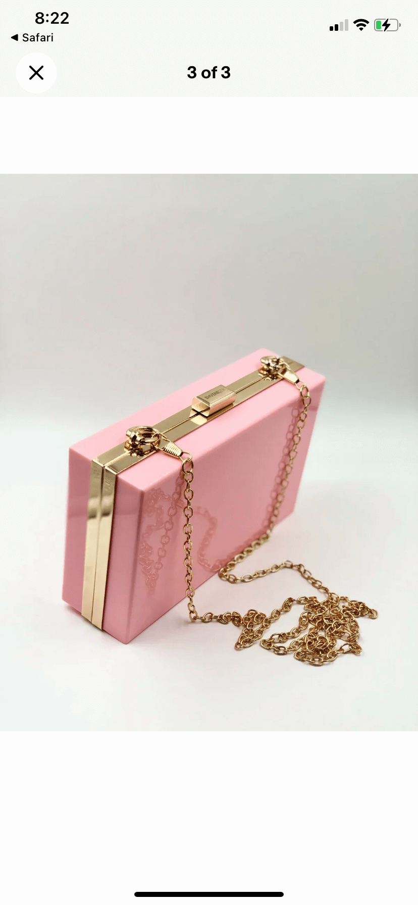 Gia Transparent Bags For Women Small Clutch Purses Chain Clear Handbag Girls Shoulder Messenger Bag