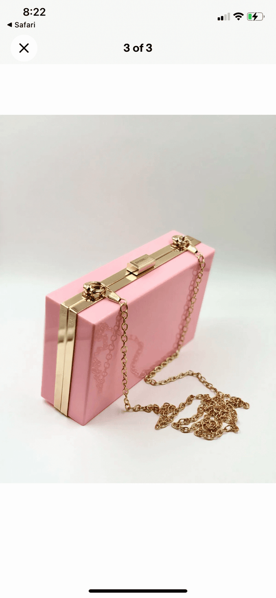 Gia Transparent Bags For Women Small Clutch Purses Chain Clear Handbag Girls Shoulder Messenger Bag