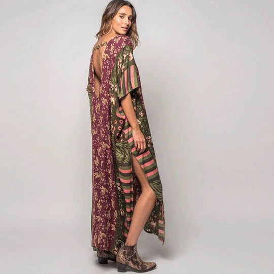 Mia Boho Maxi kaftan Free Size AU 8-16