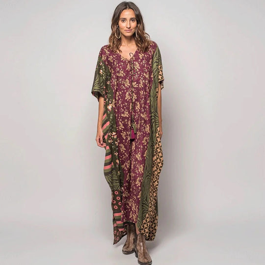 Mia Boho Maxi kaftan Free Size AU 8-16