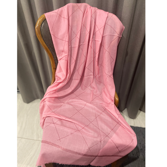 Pink Julian Cashmere Pashmina Swarovski Crystals Handwoven Wedding Wrap Shawl
