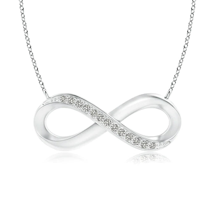 Gia 925 Silver Infinity Necklace