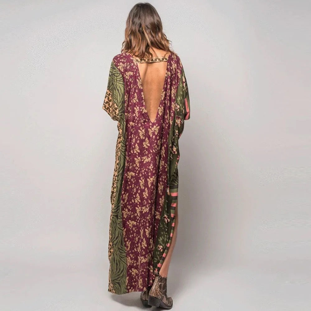 Mia Boho Maxi kaftan Free Size AU 8-16