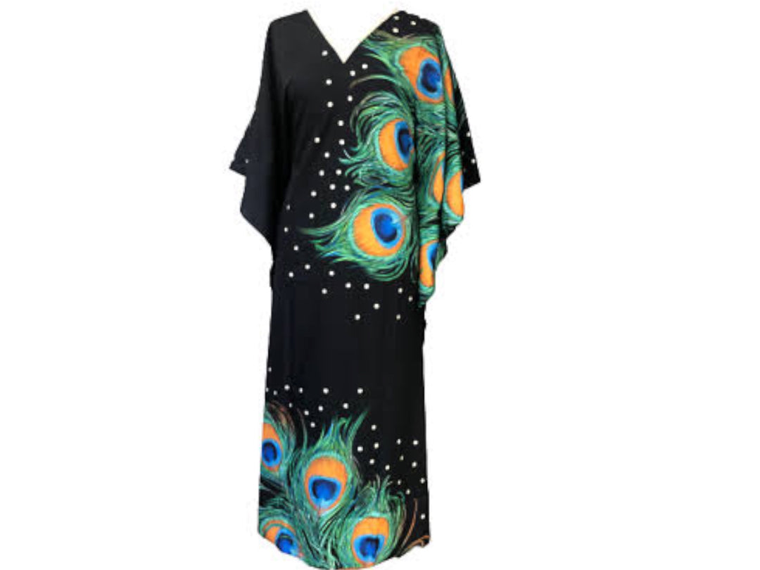 Rayon Spun Free Size Kaftans For Colder Weather