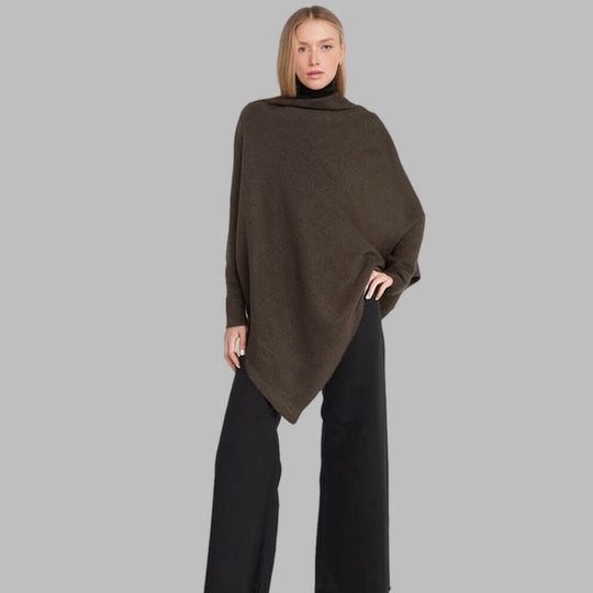Women’s Pure Cashmere Oversized Julian Maya Poncho-More colours available
