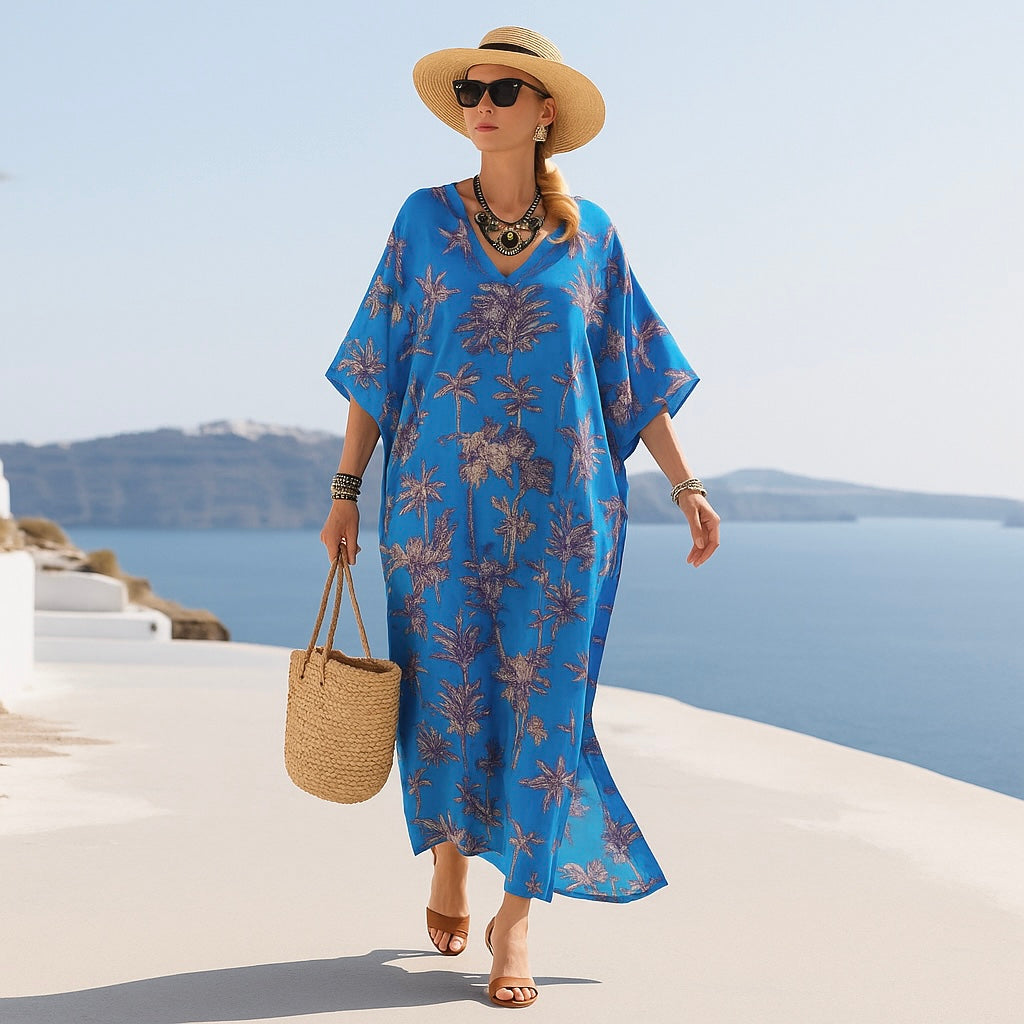 Maya Blues Glore Bohemian kaftan - Sizes Available AU 14-30