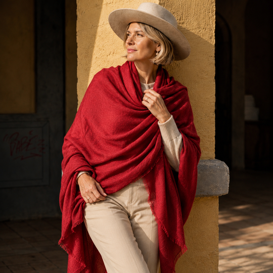 Imperial Julian handwoven pure Cashmere Travel Wrap-More Colours Available
