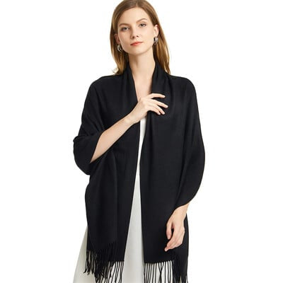 DEIA Maya Fringe wool blend Scarf/ Stole