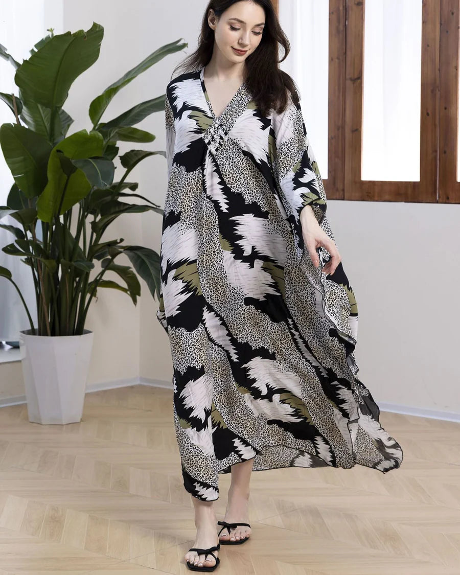 Maya Tropical Loose, Casual Kaftan -  AU 8-20
