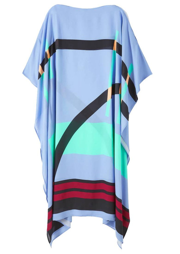 Women’s Soft Silk crepe Lillie MIDI Kaftan Dress-O/S AU 10-18