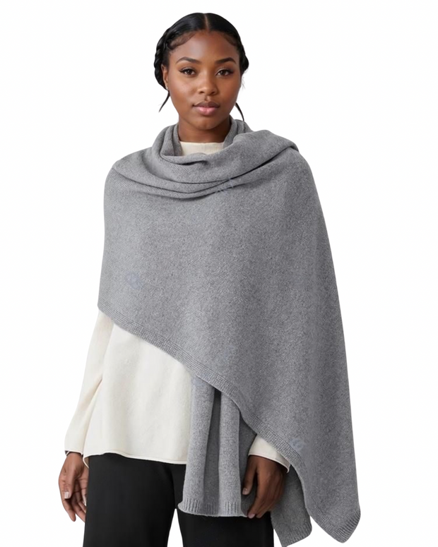 100% Cashmere 2 ply Julian Oversized Wrap -Unisex -More Colours available