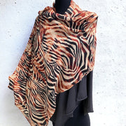 Wearable art 100% Cashmere Julian Scarf /Wrap