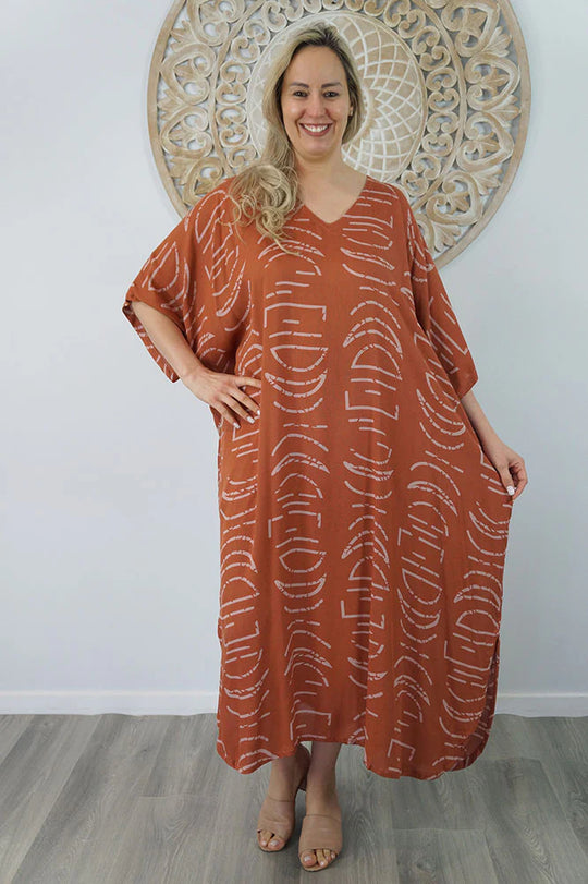 Maya Kaftan Dress one size fits AU 12-26