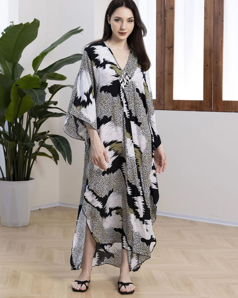 Maya Tropical Loose, Casual Kaftan -  AU 8-20