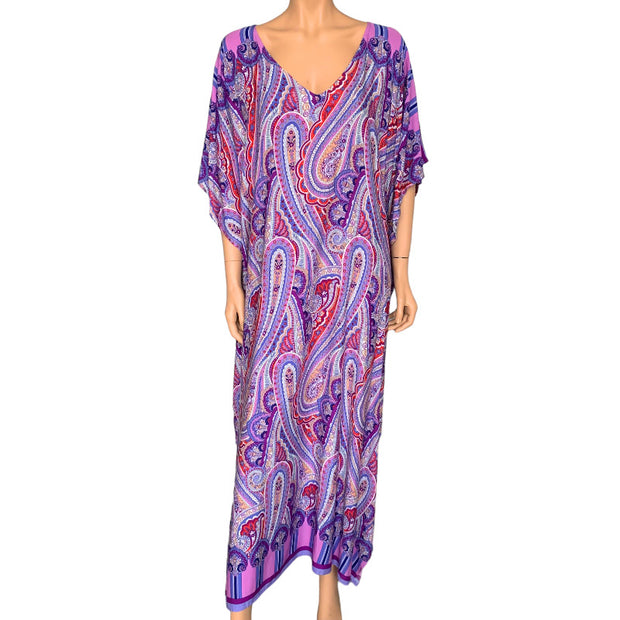 Animal Print Maya Rayon Cotton Kaftan AU 12-24