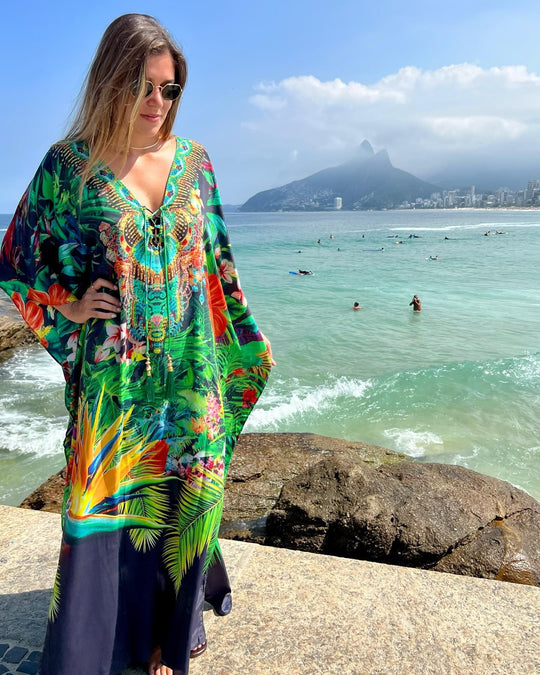 Coco Bella Milano’s Resorto Fusion kaftan 12-20