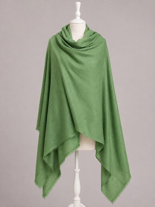 Spring Sage Julian 100% Ultra fine cashmere oversized scarf/ wrap/ shawl