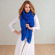 Julian Quartz 100% cashmere oversized scarf/ wrap/ shawl