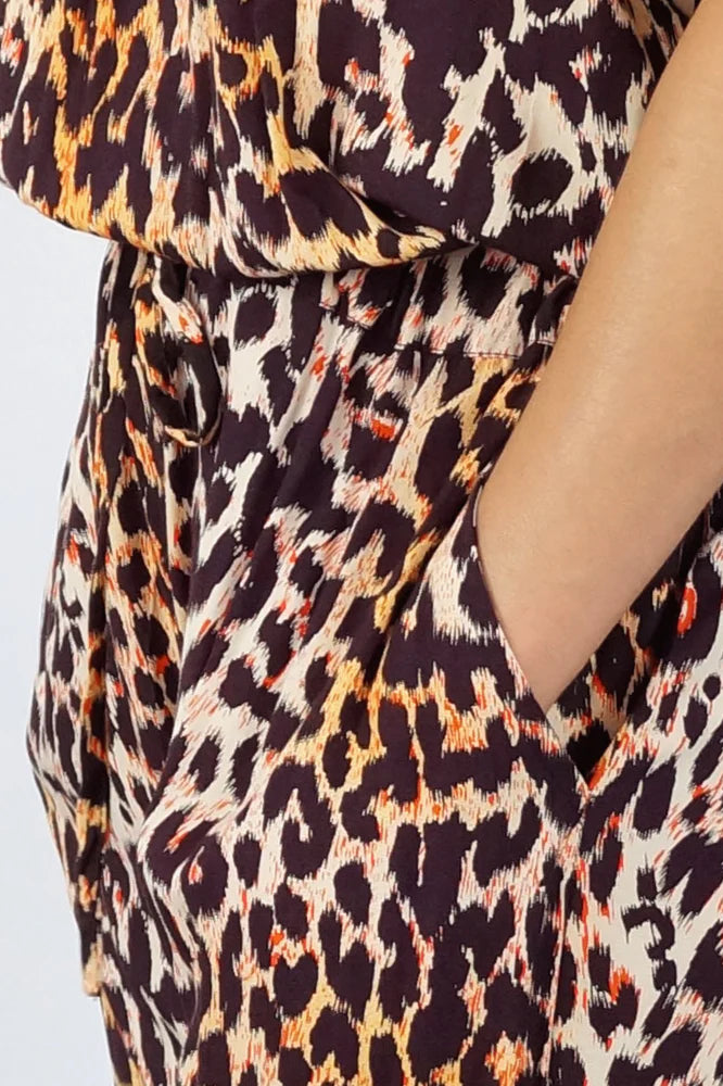 Tigress Maya Rayon Jumpsuit Size AU 18-22