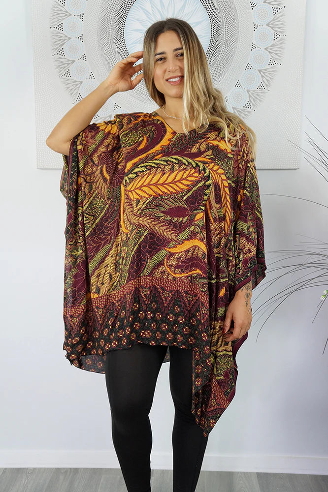 Maya Rayon Tunic Short Animal One Size AU 12-26-More Styles Available