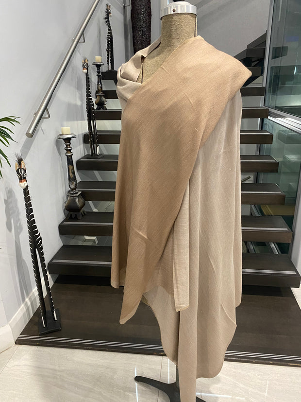 Reversible Pure Cashmere Ombré Julian Wrap Shawl - Luxurious Elegance