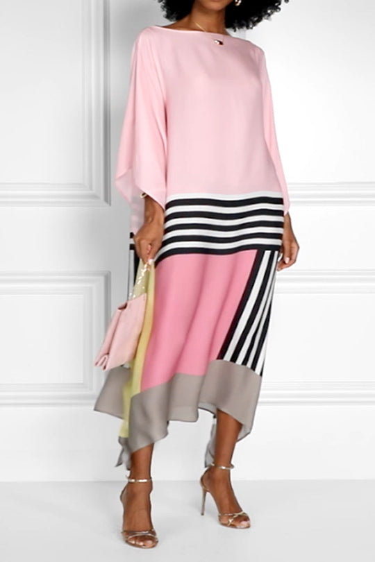 Satin Stunning Style: Lillie MIDI Kaftan